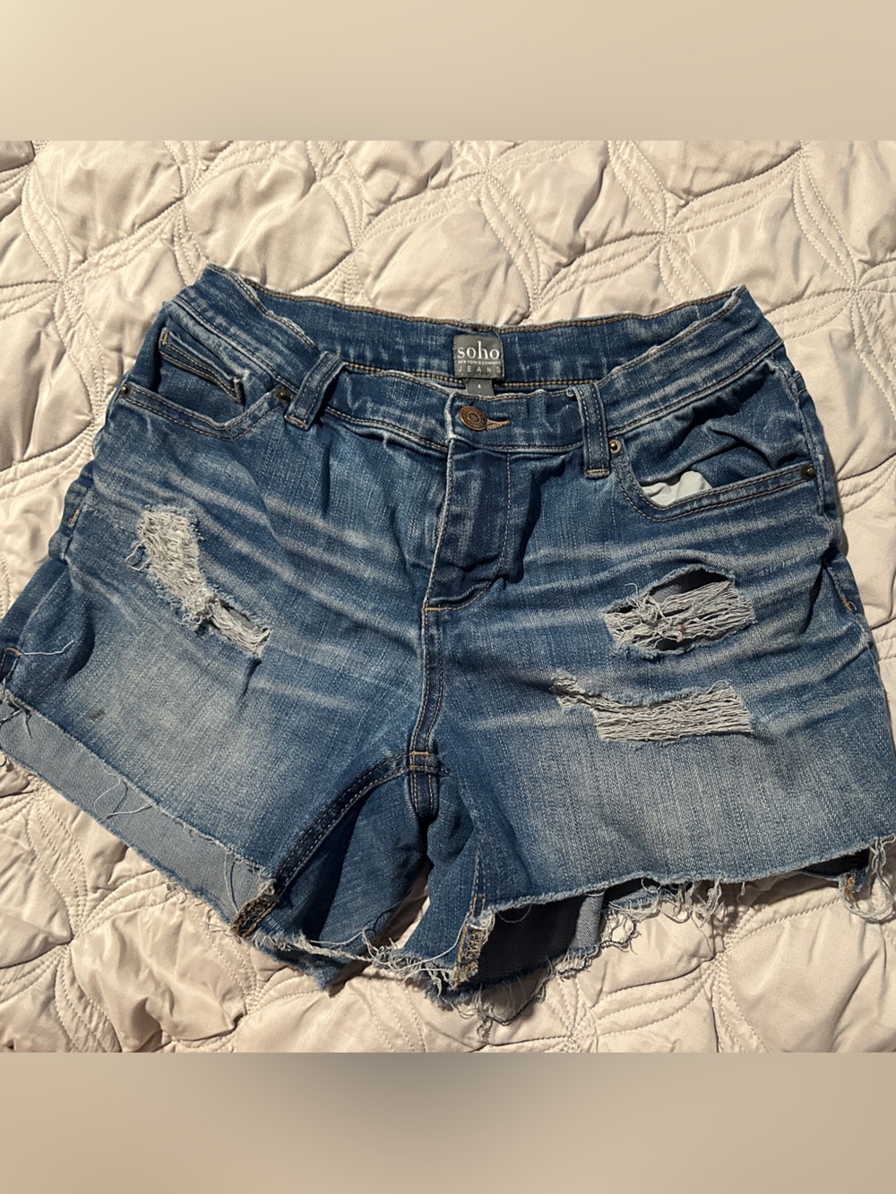 New York & Company Soho Denim Shorts
